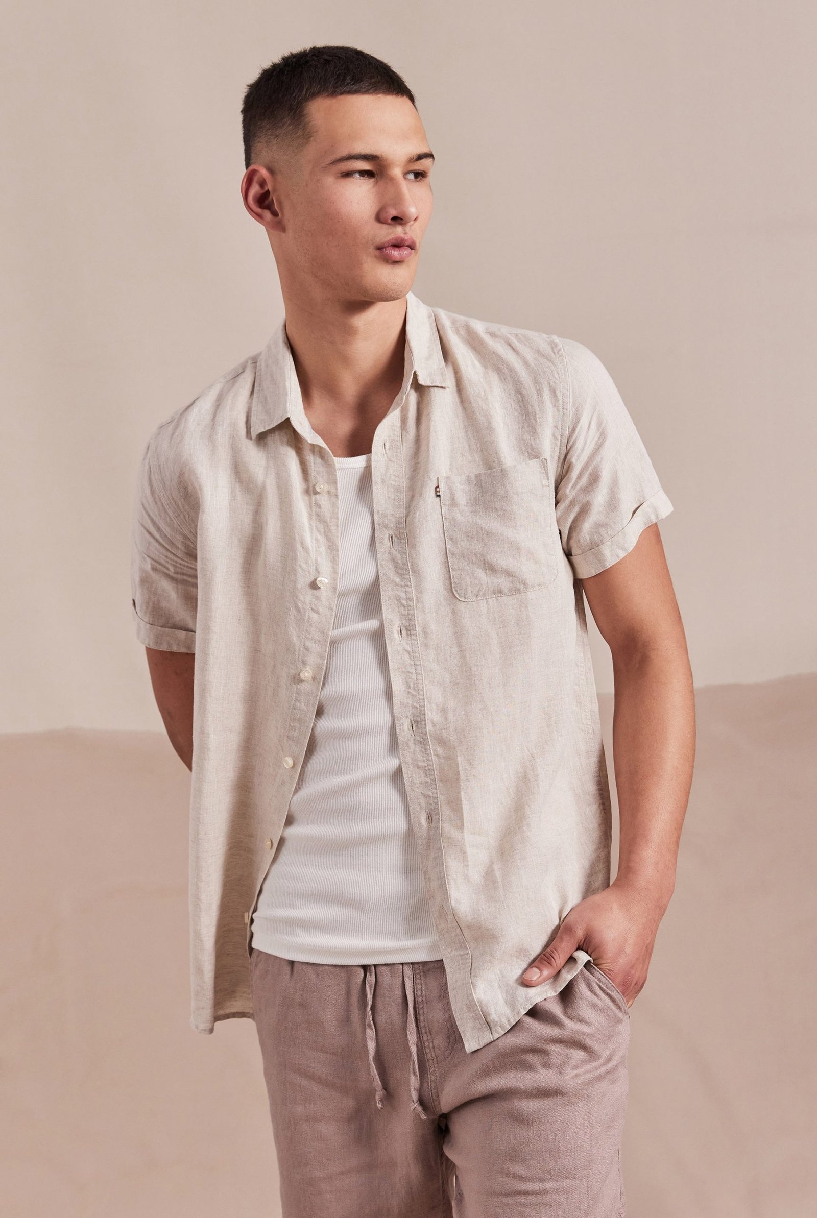 Hampton Linen S/S Shirt - Image 7