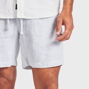 Stripe Riviera Linen Short